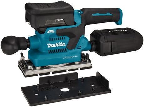 Makita dbo381zu | akku orbitalsliber | 18v | li-ion | med aws sender | uden batterier oplader - dbo381zu