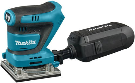 Makita dbo484z | 18 v palm orbital sander | uden batterier og oplader | i æske - dbo484z