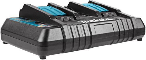 Makita DC18RD oplader til samtidig hurtig opladning af 2 batterier - duo oplader - 196933-6