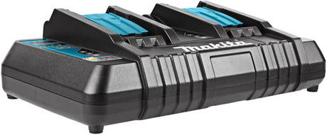 Makita DC18RD oplader til samtidig hurtig opladning af 2 batterier - duo oplader - 196933-6