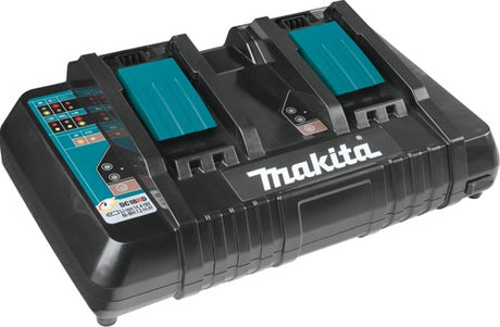 Makita DC18RD oplader til samtidig hurtig opladning af 2 batterier - duo oplader - 196933-6