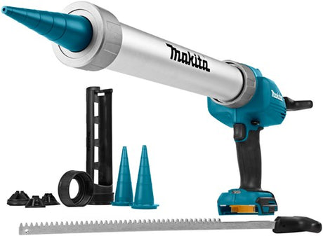 Makita dcg180zx 18v ledningsfri fugepistol med patronholder 300 ml og 600 ml | uden batterier og oplader - dcg180zx