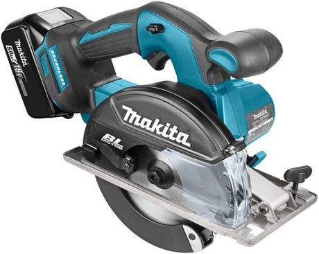 Makita dcs551rtj 18v metalrundsav 150 mm | 18v 5.0ah li-ion