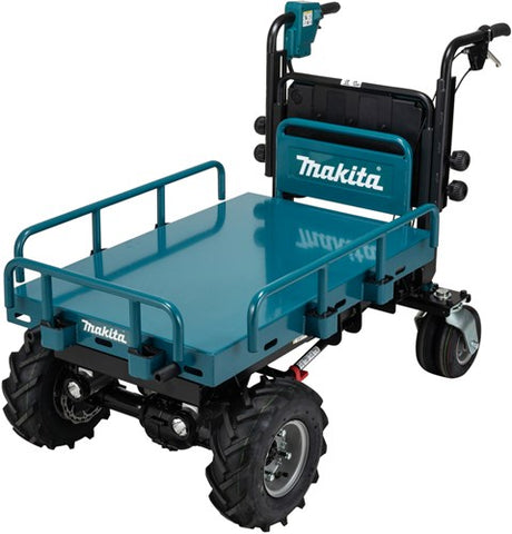 Makita dcu601z lxt 2x18 v batteritransporter med sakseløft | uden batteri og oplader | i kasse - dcu601z