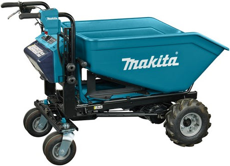Makita dcu603z | batteri trillebør | 2x 18v | med spand | krop | uden batterier og oplader