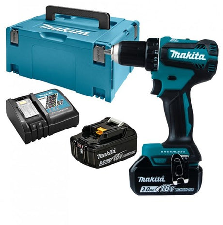 Makita ddf485rfj 18v - akku bore-/skruetrækker - 3,0 ah batteri (2 stk)