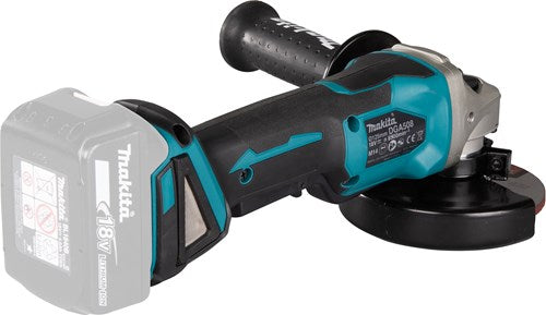 Makita dga508z 18v vinkelsliber 125mm krop med sikkerhedsafbryder | uden batterier og oplader - dga508z
