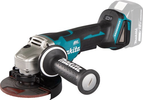 Makita dga508z 18v vinkelsliber 125mm krop med sikkerhedsafbryder | uden batterier og oplader - dga508z
