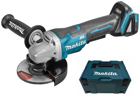 Makita dga508zj 18v vinkelsliber 125mm, mbox, med sikkerhedsafbryder | uden batterier og oplader - dga508zj