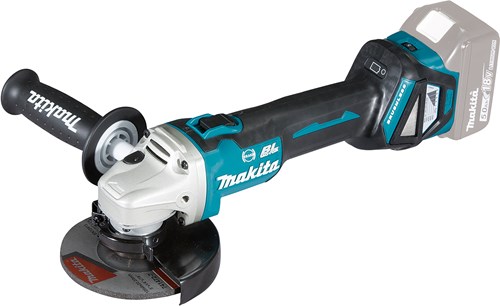 Makita dga513z 18v vinkelsliber 125mm krop | uden batterier og oplader og uden etui - dga513z