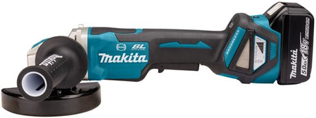 Makita dga519rtj batteri vinkelsliber 125mm x-lock 18v 5.0ah batterier