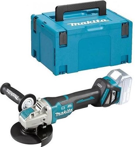 Makita dga519zj 125mm batteri vinkelsliber x-lock 18v uden batterier og oplader - dga519zj