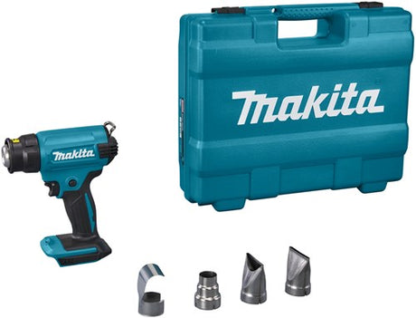 Makita DHG180ZK - 18V LXT Trådløs Trådløs Varmluftpistol | uden batterier og oplader i etui - dhg180zk