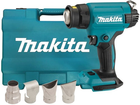 Makita DHG181ZK - 18V LXT Trådløs Trådløs Varmluftpistol | uden batterier og oplader i etui - dhg181zk