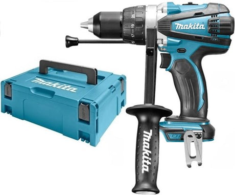 Ty Makita DHP458ZJ Heavy Du Cordless Slagboremaskine | uden batterier og oplader - dhp458zj