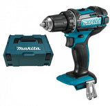 Makita dhp482zj 18v (slag) bore-skruemaskine | uden batterier og lader i m-box kuffert