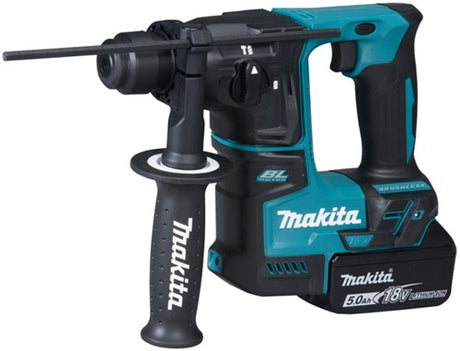 Makita mr171rtj batteridrevet borehammer 18v ​​5.0ah li-ion | sds-plus -MR171RTJ