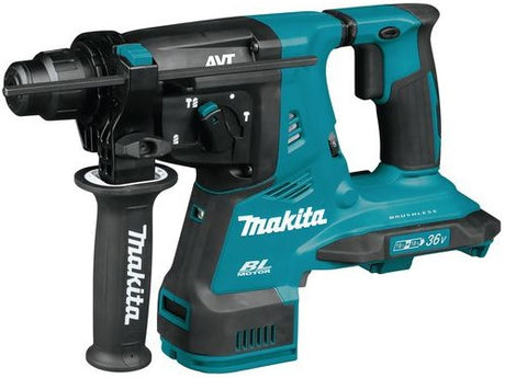 Makita mr281z akku borehammer | 2x18v li-ion | sds-plus | uden batterier og oplader