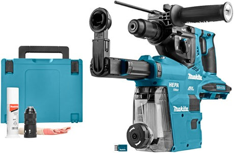 Makita hebr283zwju kombihammer 2 x 18v med støvudsugning | sds-plus -MR283zwju
