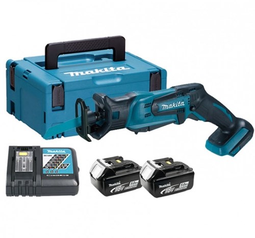 Makita djr183rtj batteri frem- og tilbagegående sav lxt 18v 5.0ah li-ion