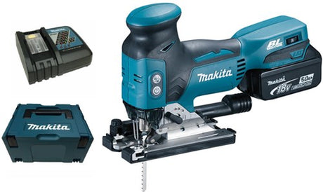 Makita djv181rt1j akku stiksav t-håndtag | 1x batteri 18v 5.0ah - djv181rt1j