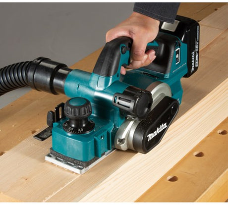 Makita dkp181zj batterihøvl | uden batterier og oplader - dkp181zj