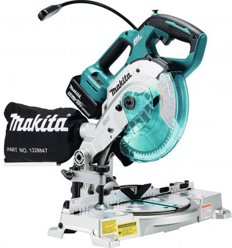 Makita dls600rte batteri krydssav 18v 5.0ah li-ion 165 mm