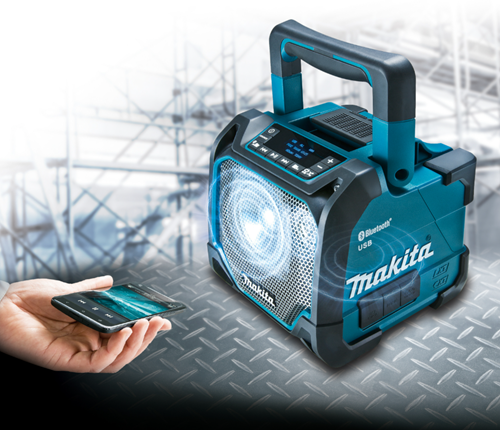 Makita dmr202 bluetooth højttaler ip64 med usb port - dmr202