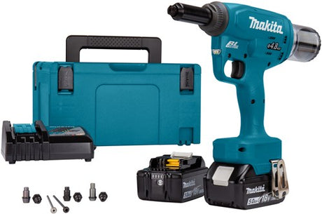 Makita drv150rtj | batteri blindnittetang |18v | 5,0ah | li-ion | mbox