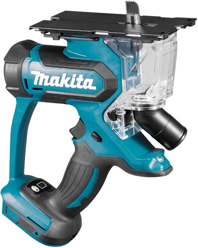 Makita dsd180zj 18v gipssav | uden batterier og oplader, med støvudsugningsadapter, savklinge, i mbox - dsd180zj