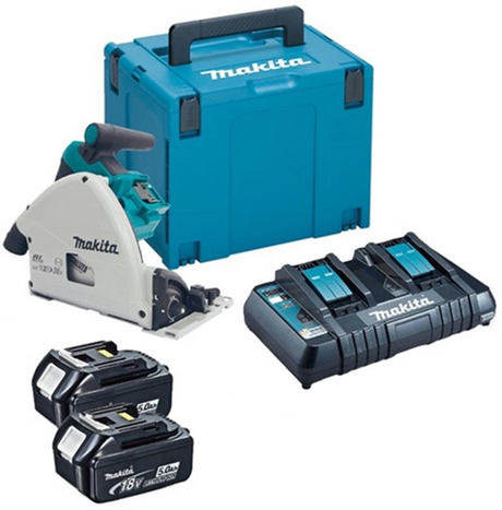 Makita dsp600pt2j batteri dyksav lxt 2x18v | 2x5,0ah batterier og duo oplader
