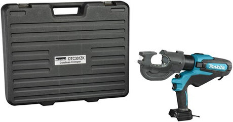 Imp Makita DTC301ZK Kabelkrympetænger | 18v | 120 kn | 31,5 mm | uden batterier og oplader | i etui - dtc301zk