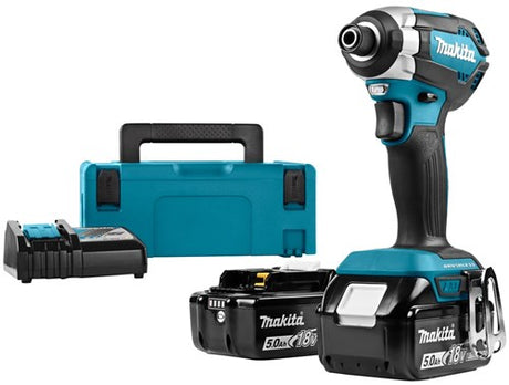Makita dtd153rtj 18v batteri børsteløs slagskruetrækker 5.0ah 170nm