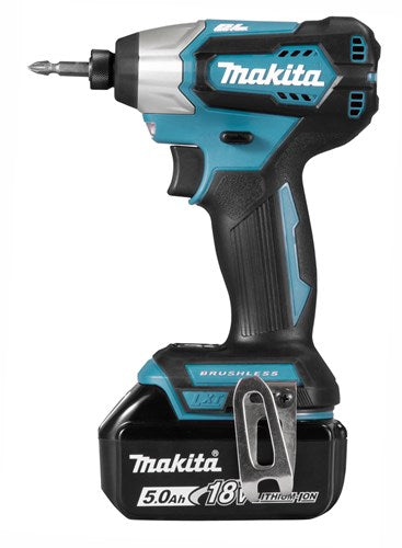 Makita dtd156rtj slagskruetrækker 18v​| inklusiv 2x5.0ah batterier, hurtiglader, mbox