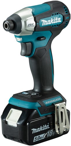 Makita dtd157rtj | akku slagskruetrækker | 18v | 2 x 5,0 ah batteri + hurtigoplader