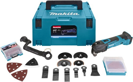 Makita dtm51zjx3 18v batteridrevet multiværktøj med quick-release system | uden batterier og oplader - dtm51zjx3
