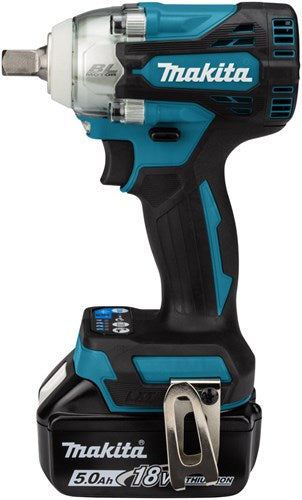 Makita dtw301rtj | akku slagnøgle | sæt | 18v | 2 x 5,0 ah batteri og hurtigoplader | i mbox