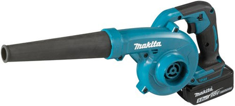 Makita dub185rt | 18 v batteri blæser 5,0 ah batteri (1 stk), hurtiglader, i æske