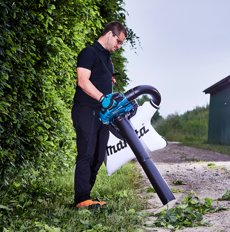 Makita dub363zv løvblæser 2x18v | uden batterier og oplader i æske - dub363zv