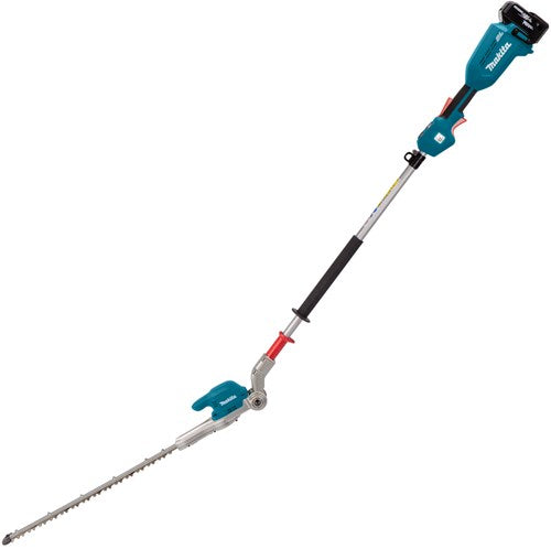 Makita thin500wrte | lxt batteri stang hækkeklipper 18v 50cm justerbar i æske (2x 5.0ah batteri + hurtigoplader) - tynd500wrte