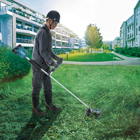 Makita dur368az 2x18 v buskrydder U-håndtag uden batterier og oplader - dur368az