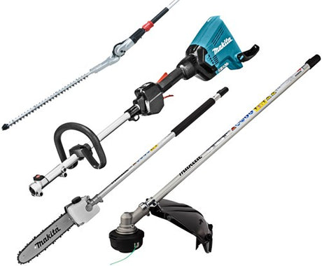 Makita dux60zx11 | 2x18 v kombinationssystem + buskrydder, hækkeklipper og kædesavbeslag | uden batterilader - dux60zx11