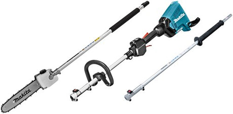 Makita dux60zx12 | 2x18 v kombinationssystem + motorsavsmontering og forlængerhåndtag | uden batterilader - dux60zx12