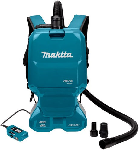 Makita dvc665zu | bagstøvsuger | 2x18v | uden. batterier og oplader - dvc665zu