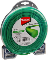 Makita tilbehør klippelinje 2,0x126m rund - e-02711 - e-02711