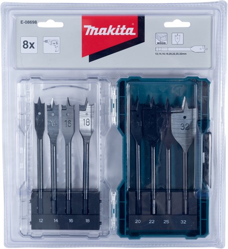 Makita tilbehør e-08698 speed boresæt | 150 mm | 1 4 sekskant | 8-delt - e-08698