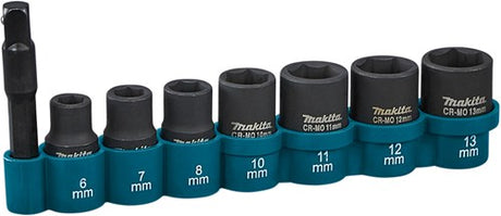Makita tilbehør slagfatningssæt 8-delt - e-12289 - e-12289