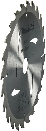 Makita tilbehør makita rundsavklinge til træ | ø 165 mm akselhul 20 mm 24t - e-15643