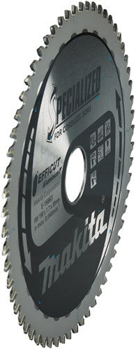 Makita tilbehør crosscut og rundsavklinge aluminium | efficut 190x30(20)mm 60t 0g - e-16863 e-16863