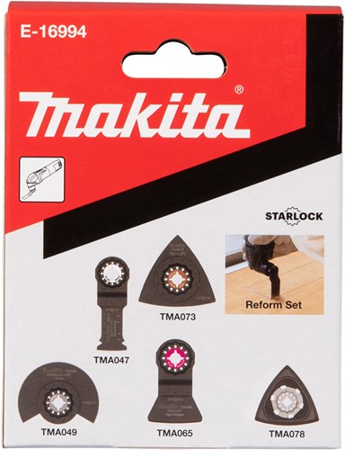 Makita tilbehør renoveringssæt multiværktøj 5-delt - e-16994